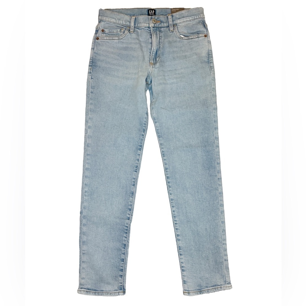 GAP Boys High Stretch Skinny Jeans, size 14, color light wash
